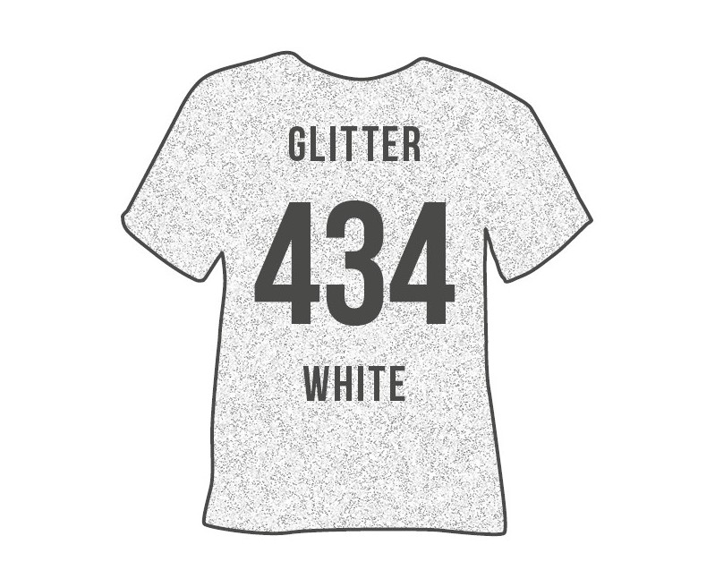 POLI-FLEX IMAGE 434 GLITTER WHITE
