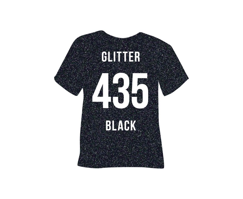 POLI-FLEX IMAGE 435 GLITTER BLACK