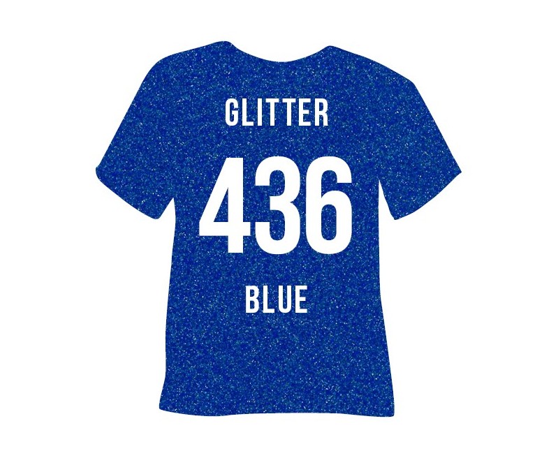POLI-FLEX IMAGE 436 GLITTER BLUE