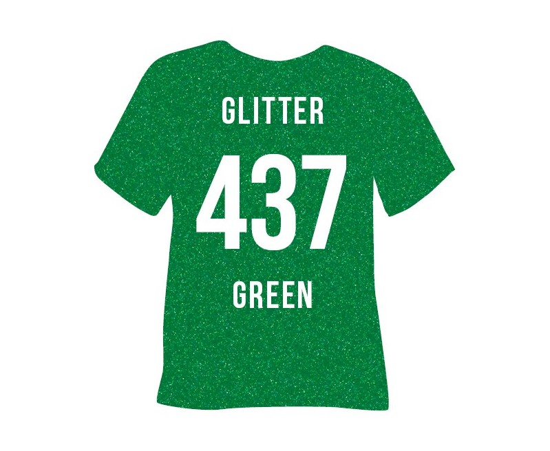 POLI-FLEX IMAGE 437 GLITTER GREEN