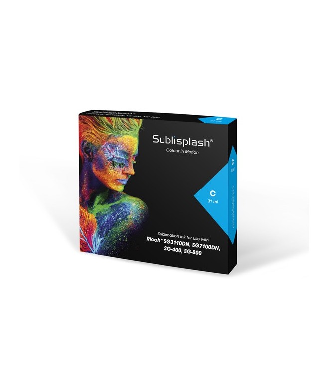 CARTUCHO SUBLISPLASH PARA RICOH SG 3110 CYAN 31...