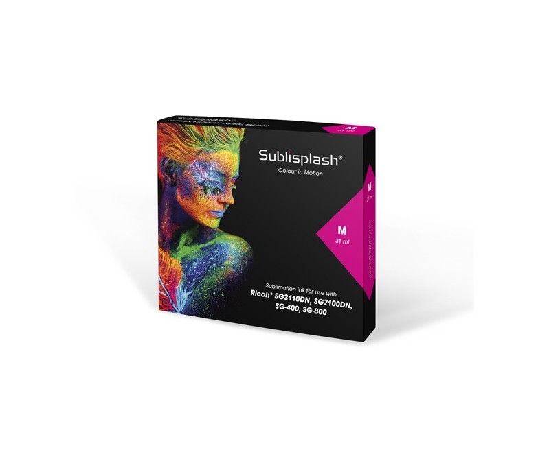 CARTUCHO SUBLISPLASH PARA RICOH SG 3110 MAGENTA 31 ml.