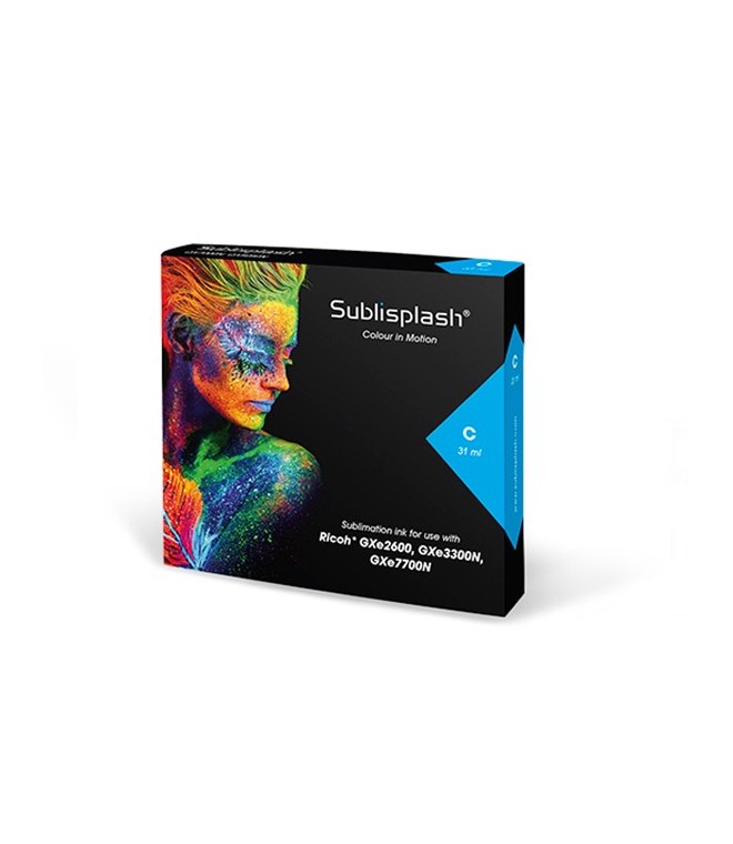 CARTUCHO SUBLISPLASH PARA RICOH Gxe 3300N CYAN...
