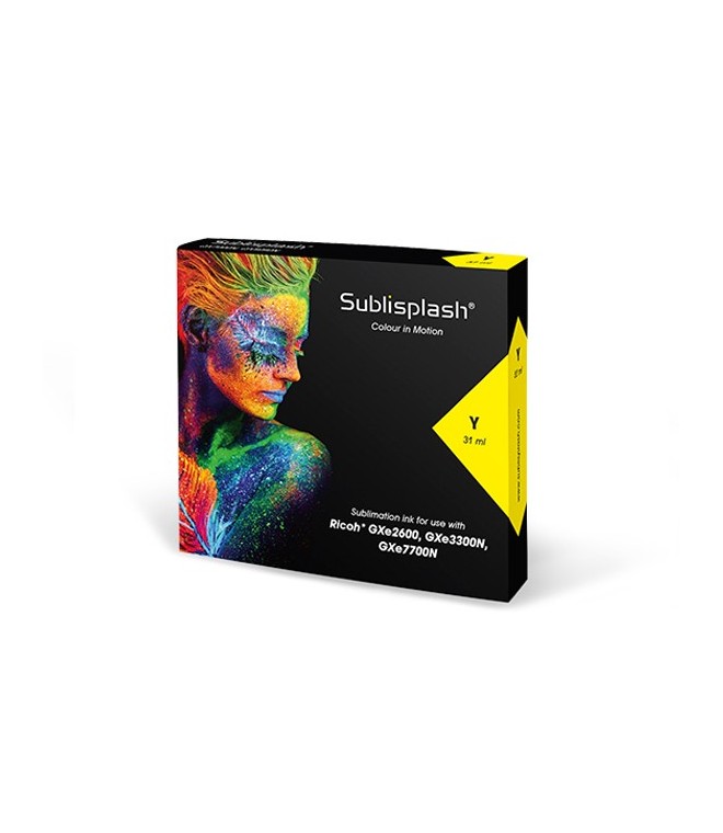 CARTUCHO SUBLISPLASH PARA RICOH GXe3300N YELLOW...