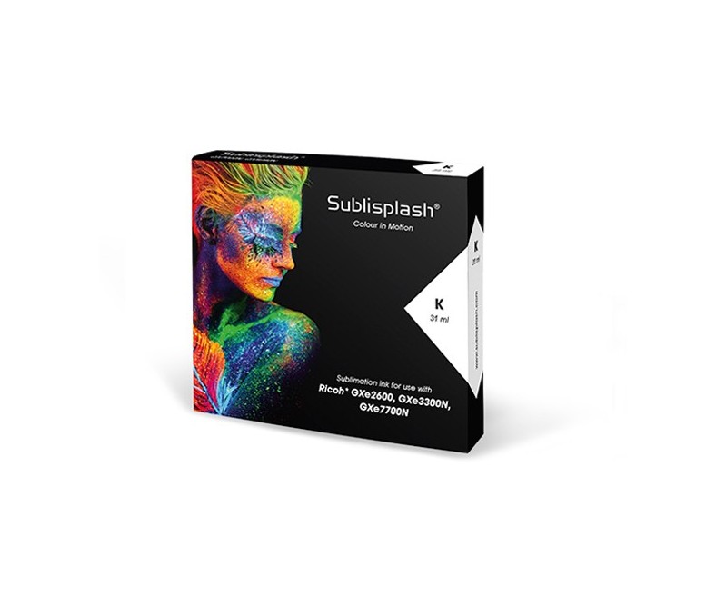 CARTUCHO SUBLISPLASH PARA RICOH GXe3300N BLACK 31 ml.