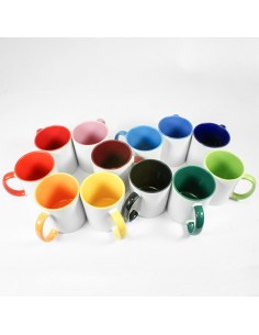 TAZA PRINT INTERIOR Y ASA NARANJA