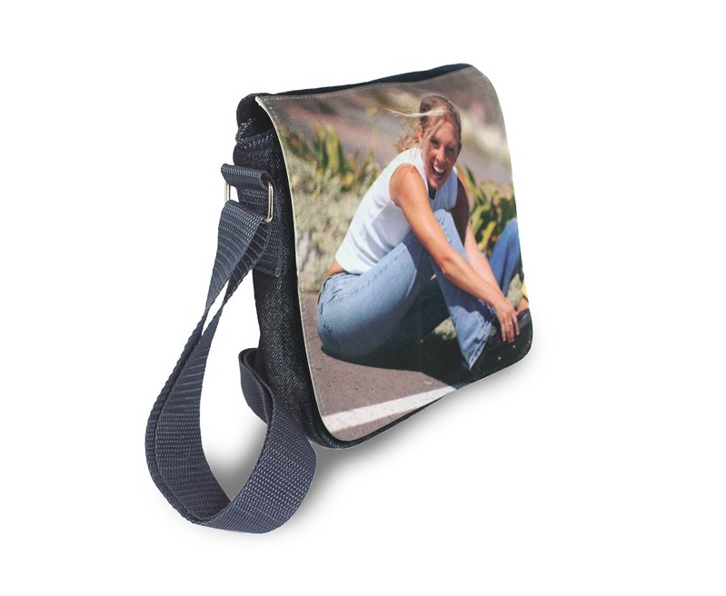 BOLSO PEQUEÑO RIMINI TEJANO (18 x 20 x 6 cm.)