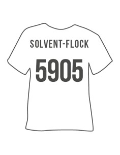 POL-TAPE PRINTABLE SOLVENT-FLOCK 5905