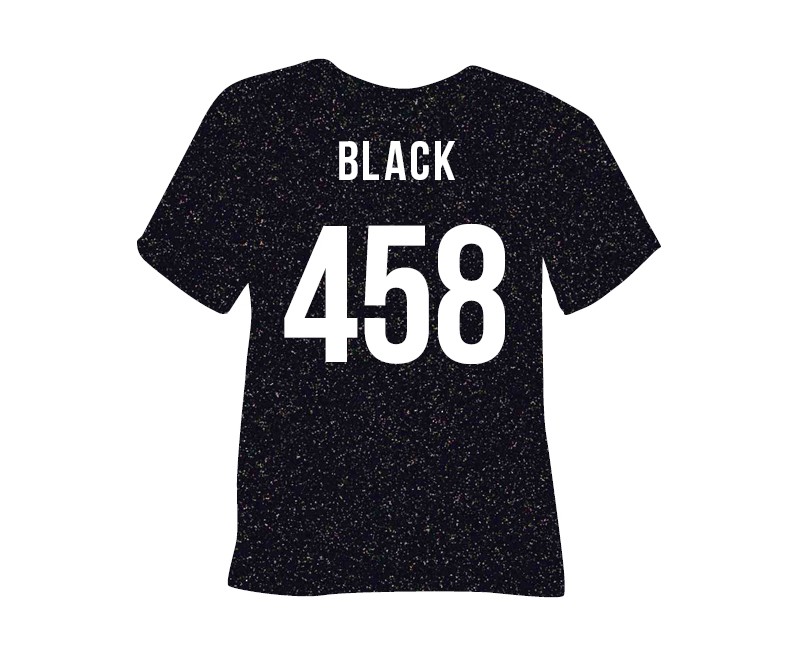 POLI-FLEX PEARL GLITTER 458 BLACK
